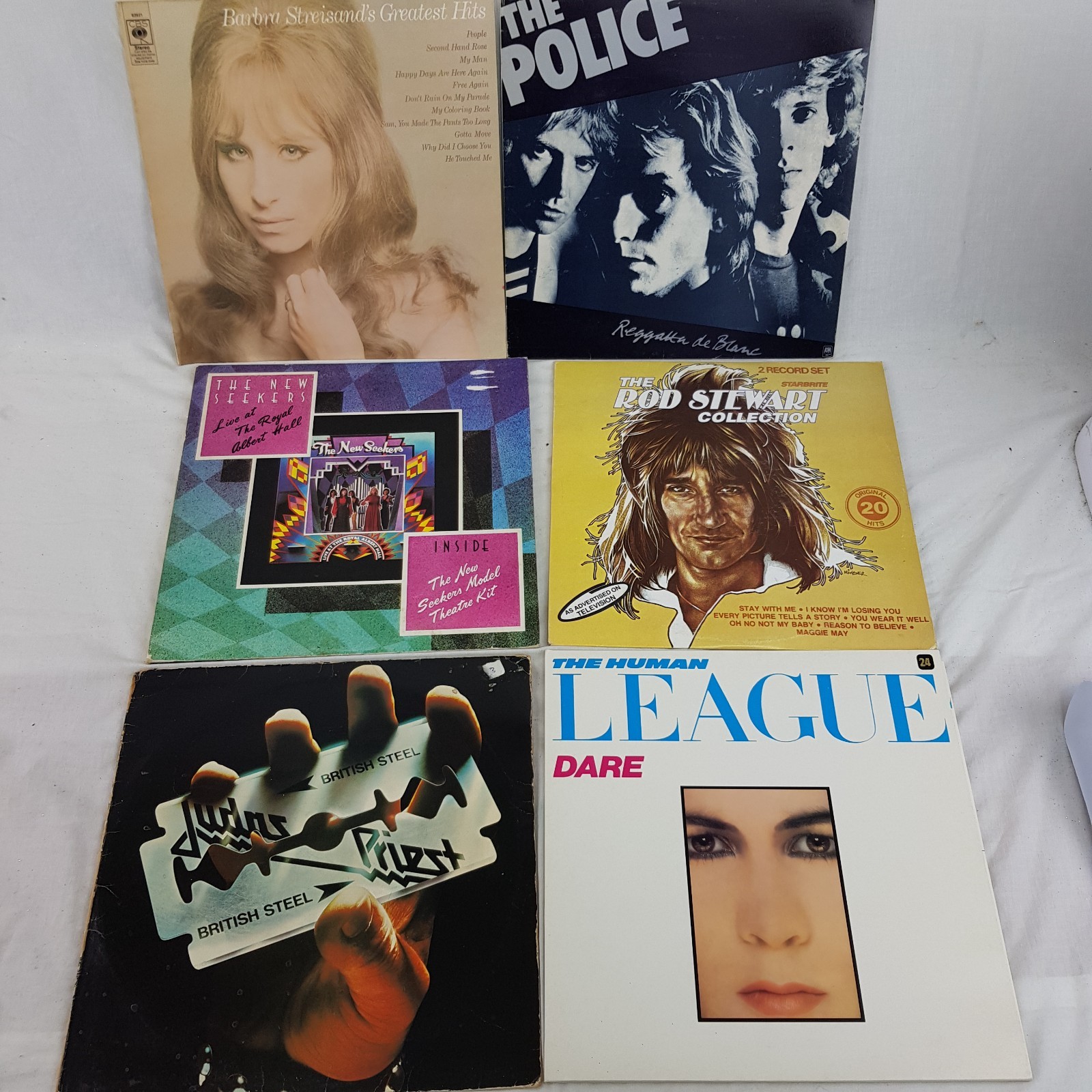 20 Pop and Rock LPs Job Lot Vinyl Records 60s 70s 80s G to VG+