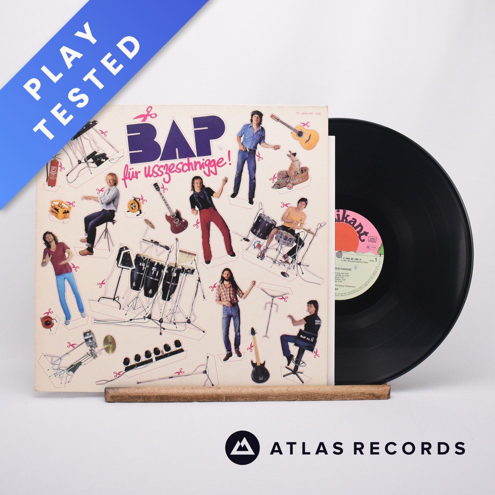 BAP Für Usszeschnigge! Poster Gatefold LP Album Vinyl Record - VG+/EX