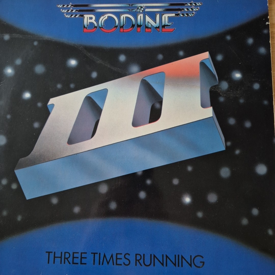 BODINE - Three Times Running - Vinyl LP Album - VG+/VG - Free UK Postage