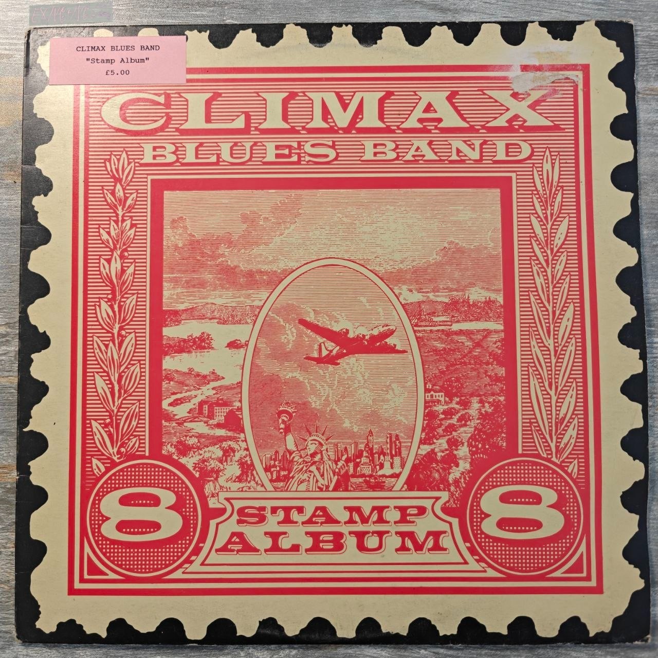 Climax Blues Band Stamp Album 1975 UK 1st Press BTM 1004 LP Vinyl Blues Rock