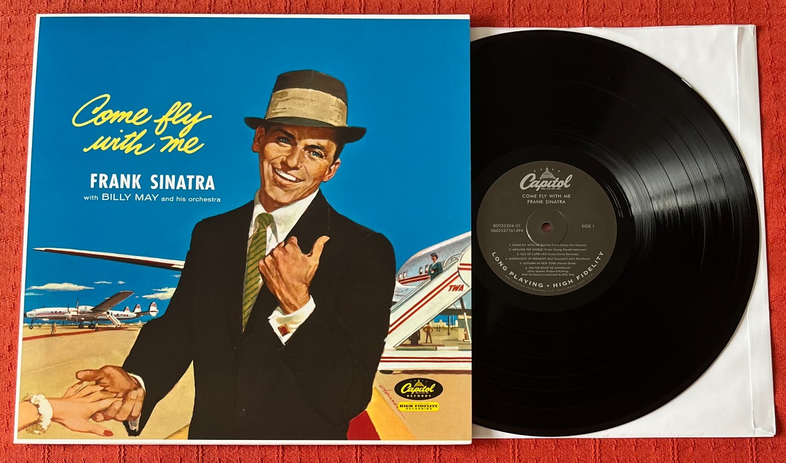 FRANK SINATRA - VINYL LP RECORD - COME FLY WITH ME - 2014 EU REMASTERED REISSUE