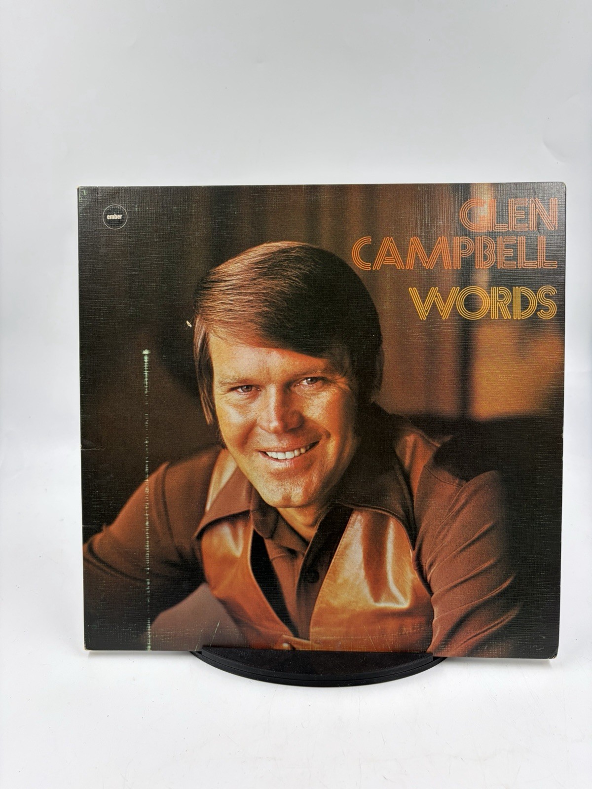 Glen Campbell Words Vinyl LP Album VG+/VG