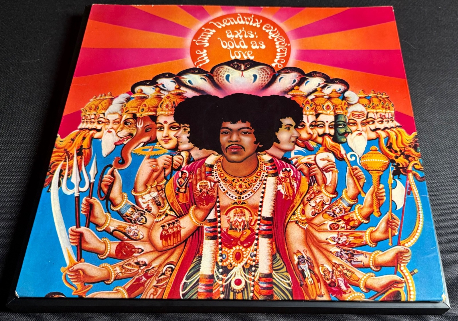 JIMI HENDRIX AXIS BOLD AS LOVE 1967 UK MONO 1ST PRESS TRACK A1/B1 LYRIC INSERT