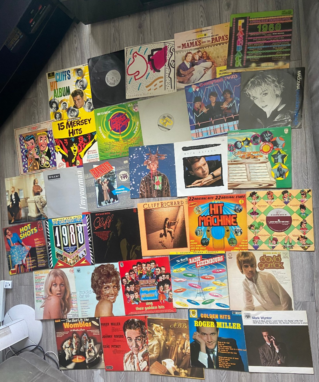 Job Lot 30+ 80s Synth Pop 60s Vinyl Records LP 12” Bundle Madonna Wham Astley