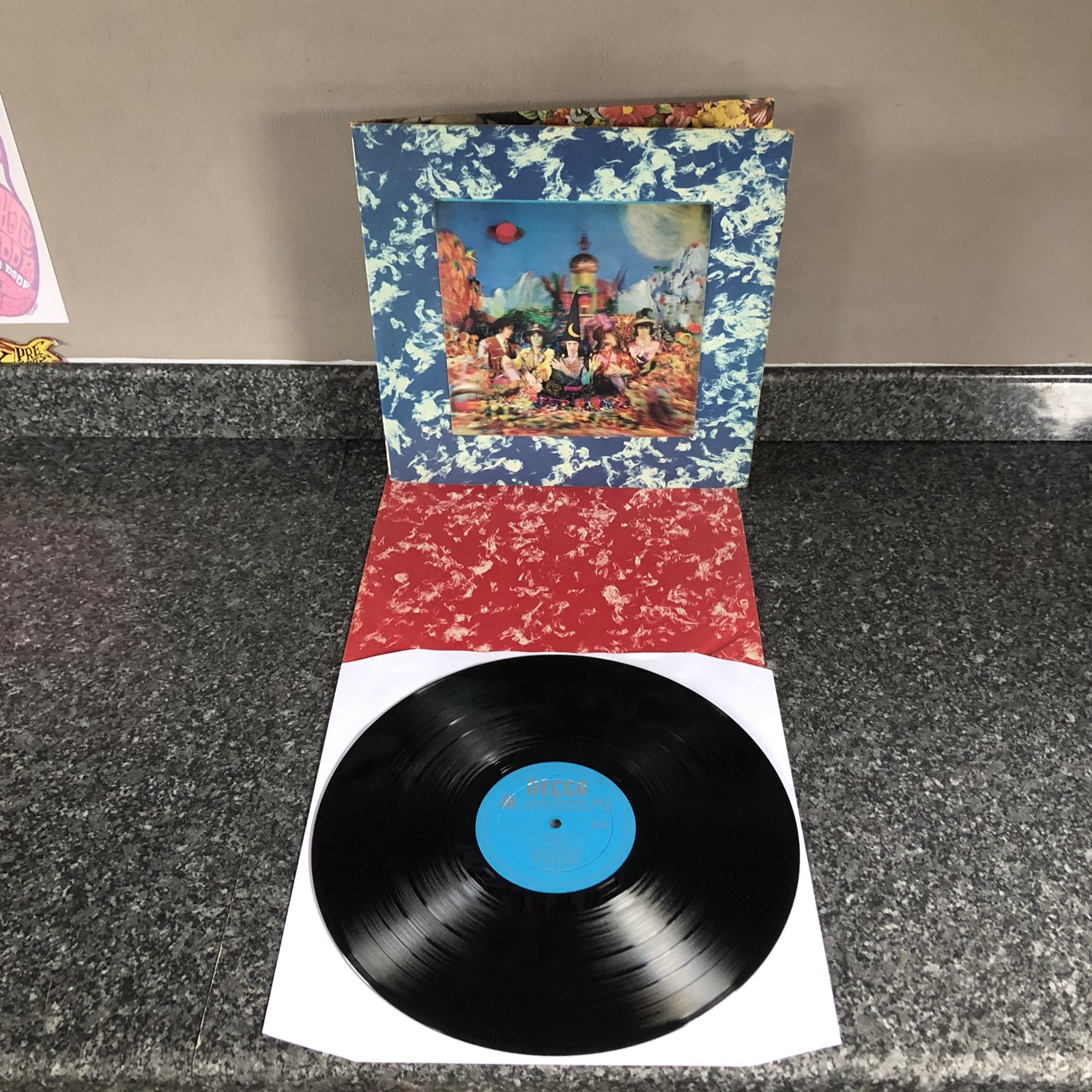 LP THE ROLLING STONES THEIR SATANIC MAJESTIES REQUEST UK 1ST MONO PRESS EX/EX