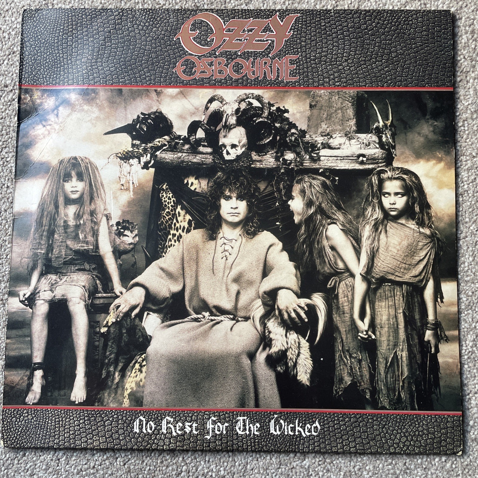 LP VINYL OZZY OSBOURNE NO REST FOR THE WICKED EPC 462581-1 1ST PRESS