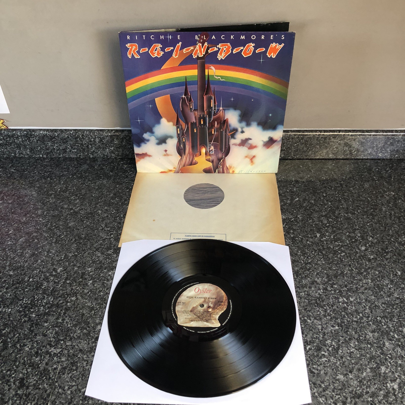 LP VINYL RAINBOW RITCHIE BLACKMORE'S RAINBOW OYA 2001 UK 1ST PRESS EX/EX