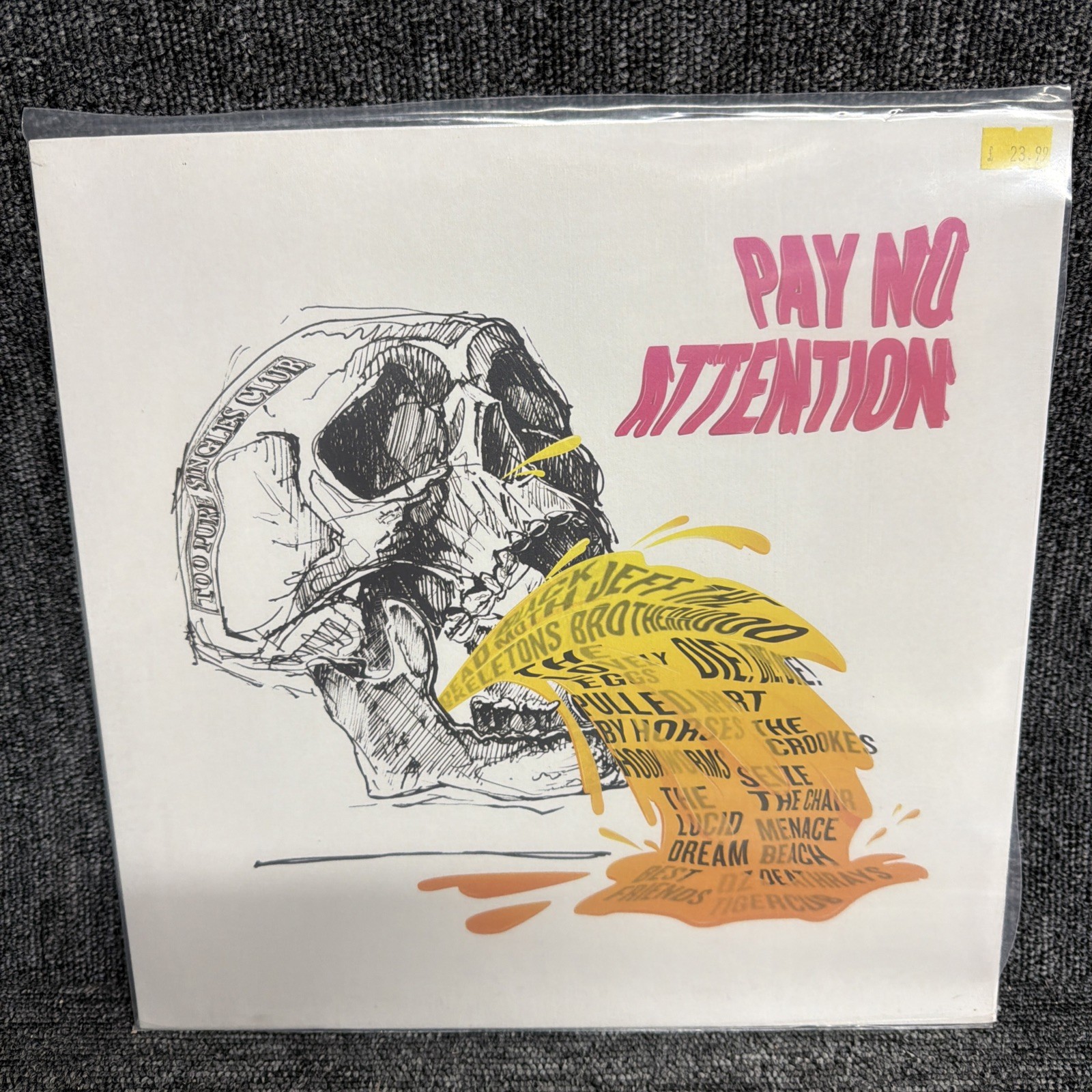 PAY NO ATTENTION Various LP VINYL UK Too Pure 2016 14 Track LTD NEW SEALED
