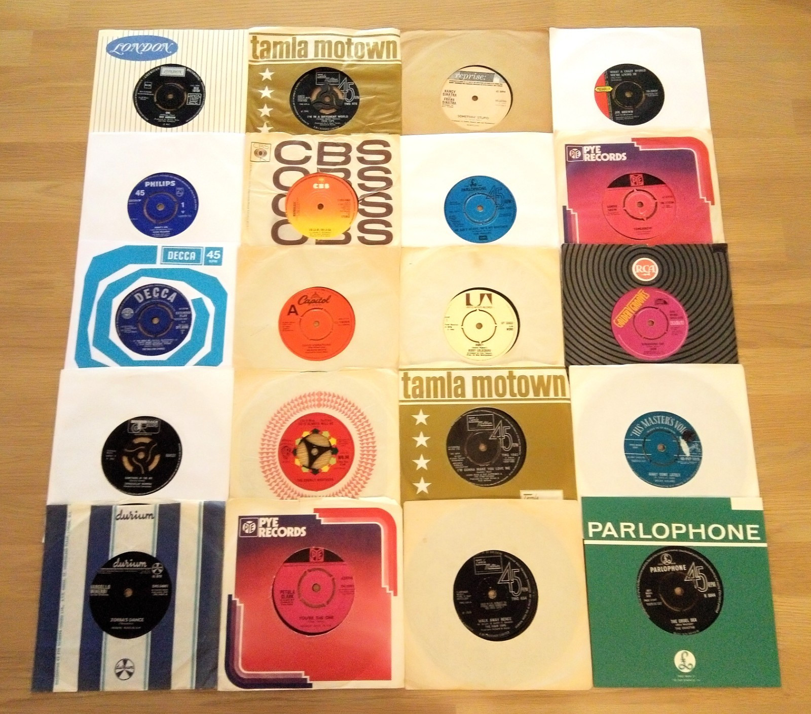 RECORDS~JOB LOT~ 20 X 7" Vinyl Singles~60s~Various Artists~ ALL LISTED