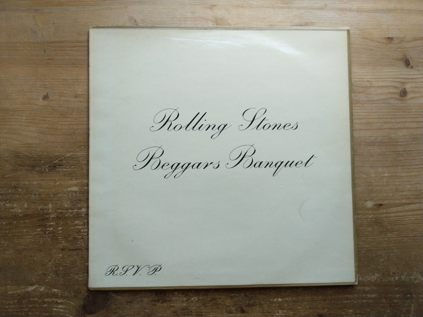Rolling Stones Beggars Banquet 1K/2K 1st Press VG+ Vinyl LP Record Album SKL4955
