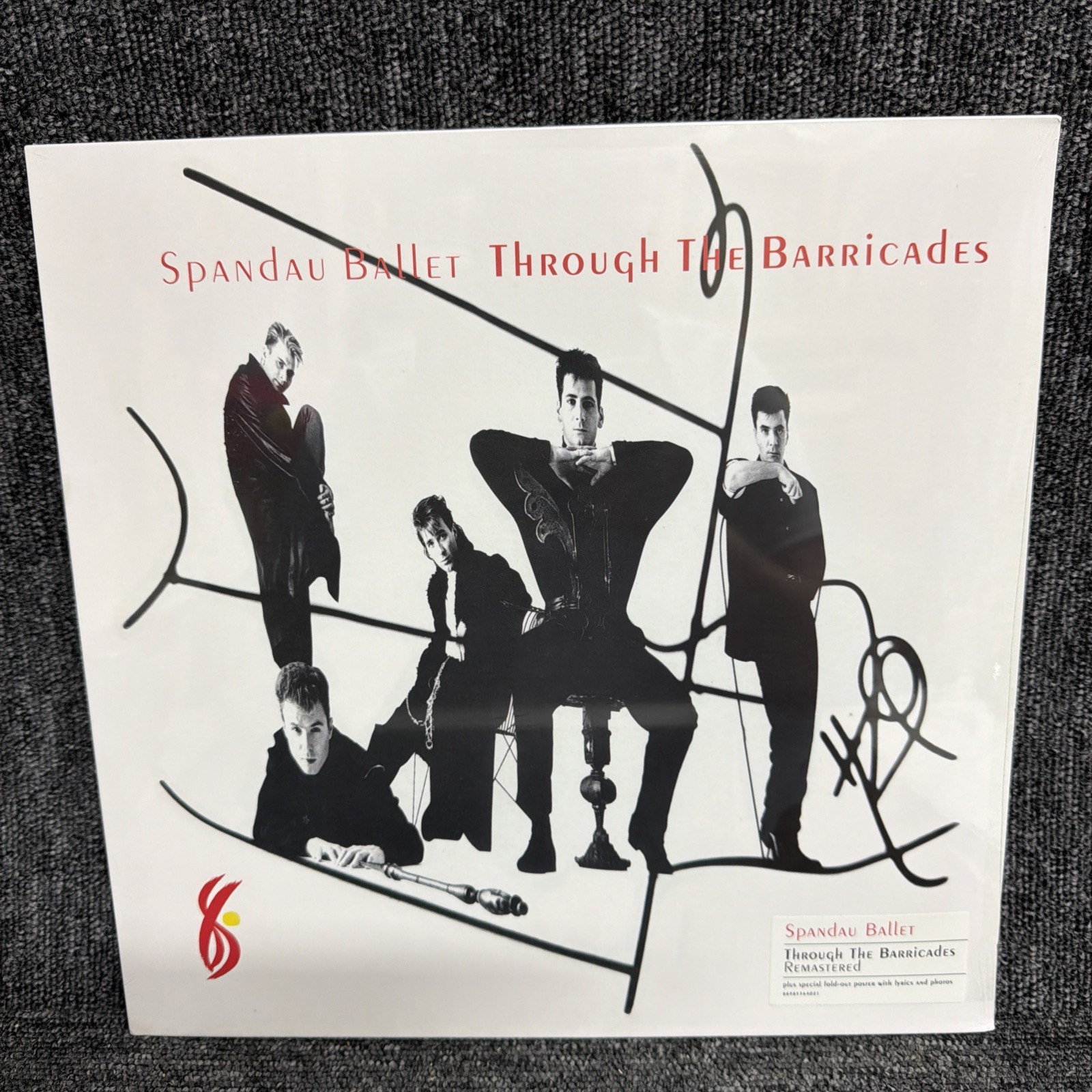 Spandau Ballet Through the Barricades Remastered Vinyl Record New Sealed Poster