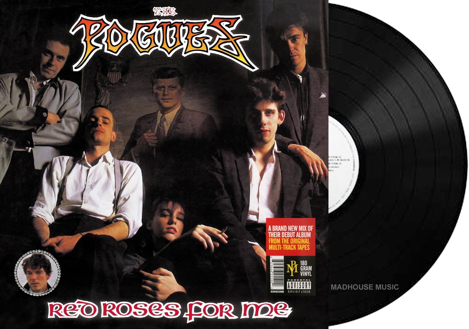 The POGUES LP Red Roses For Me 180 Gram REMASTERED VINYL New and SEALED