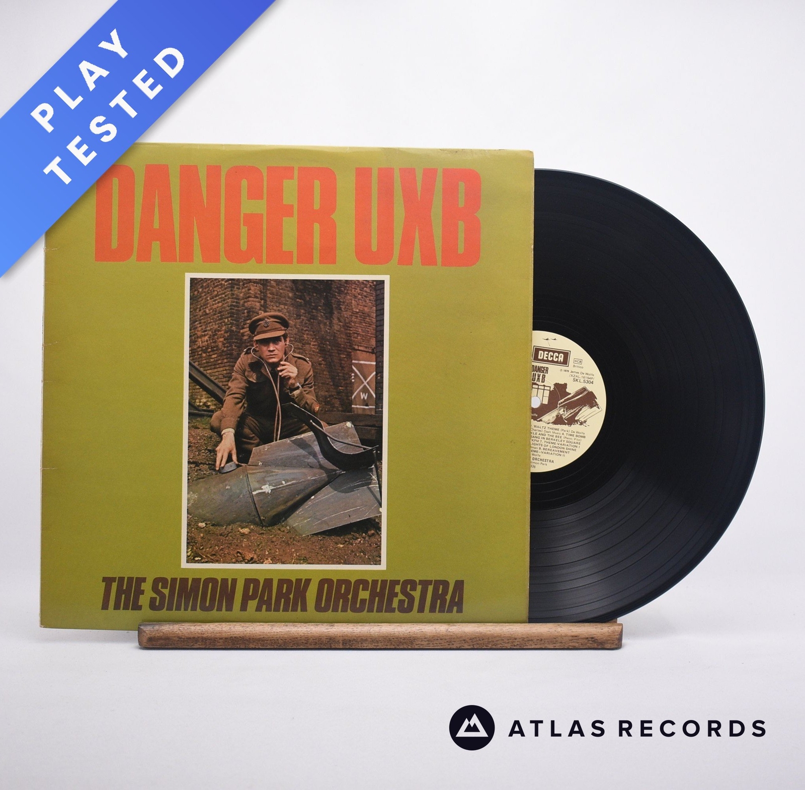 The Simon Park Orchestra Danger UXB LP Album Vinyl Record SKL 5304 - VG+/EX